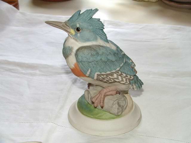 Boehm Porcelain Fledgling Kingfisher #450 Baby