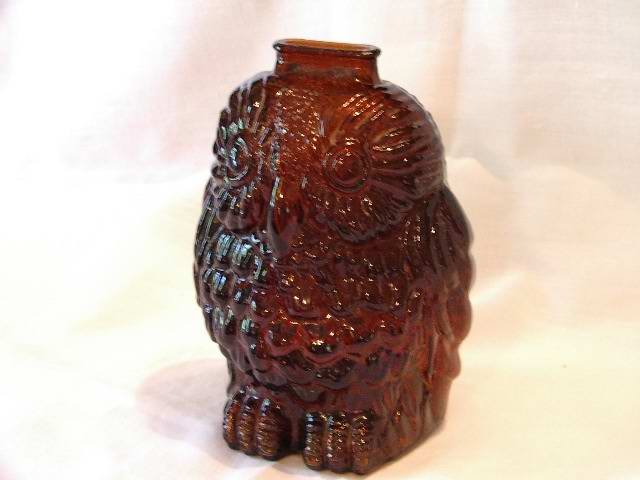 Owl Bank Brown Glass 6.5