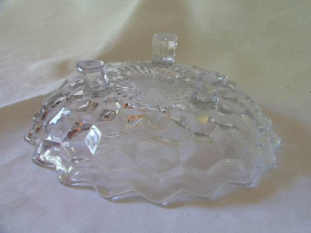 Fostoria American Clear Three Toed Dish