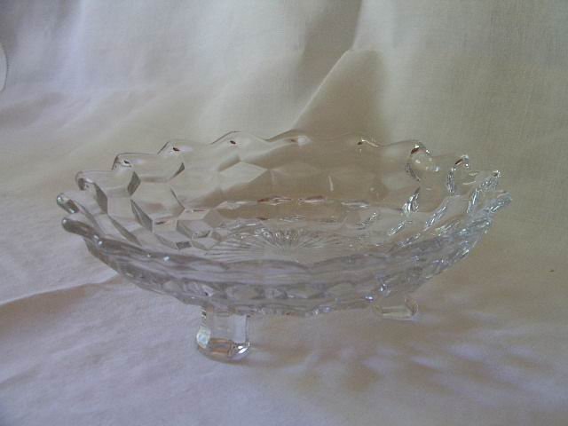 Fostoria American Clear Three Toed Dish