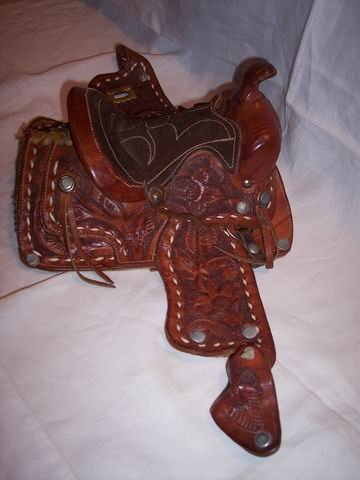 Miniature Western Saddle Salesman's Sample