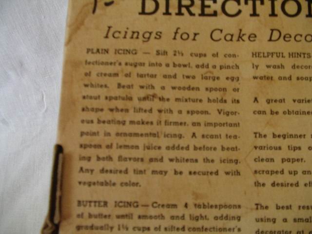 Vintage Aluminum Cake Decorator