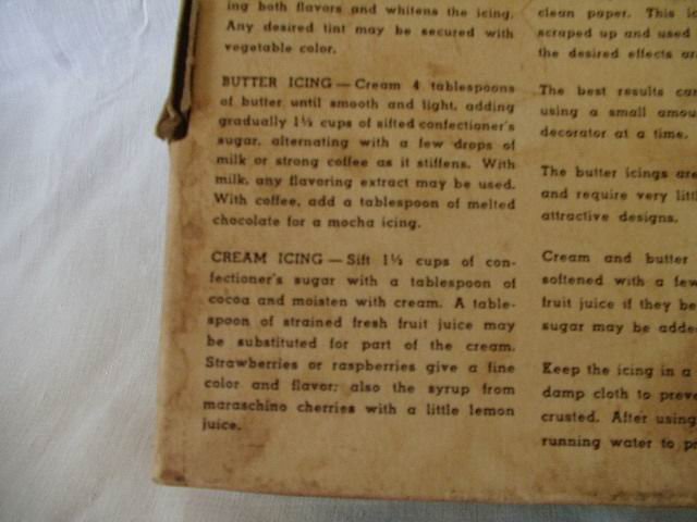 Vintage Aluminum Cake Decorator