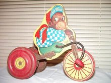 J Fred Muggs NBC Today Show Monkey on Tricycle
