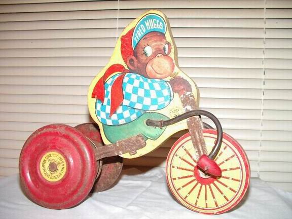 J Fred Muggs NBC Today Show Monkey on Tricycle