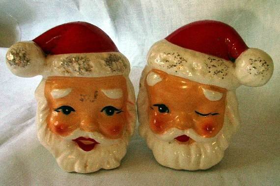 Santa Claus Salt And Pepper Shakers