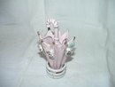 Pink Vase With Roses And Gold Trim Made In Japan