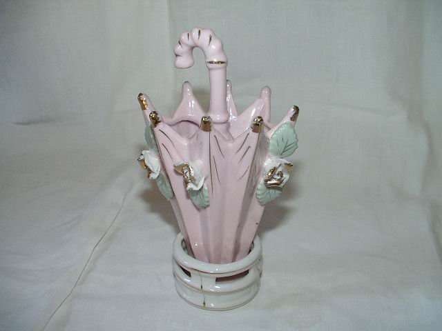 Pink Vase With Roses And Gold Trim Made In Japan