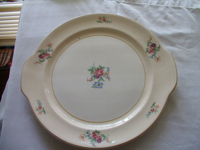 Round Floral Platter