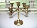 Brass Candle Holder 5 Light
