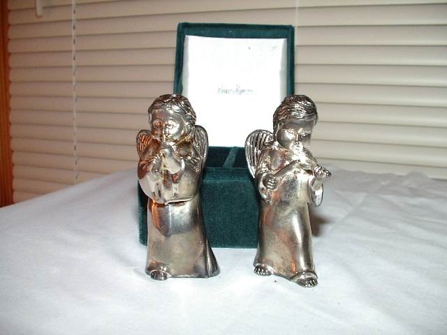 Godinger/Neiman Marcus Salt and Pepper Shaker Musical Angels