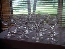 Crystal Stemware Champagne and Wine