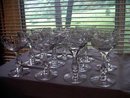 Crystal Stemware Champagne and Wine