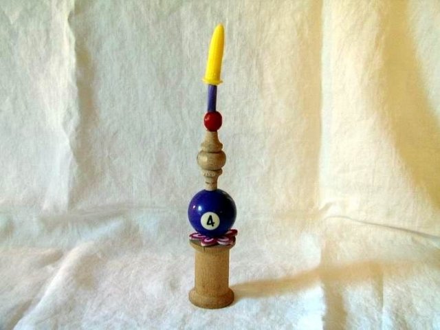 Outsider Art Sculpture Whimsical 8.5