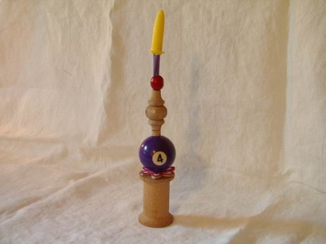 Outsider Art Sculpture Whimsical 8.5