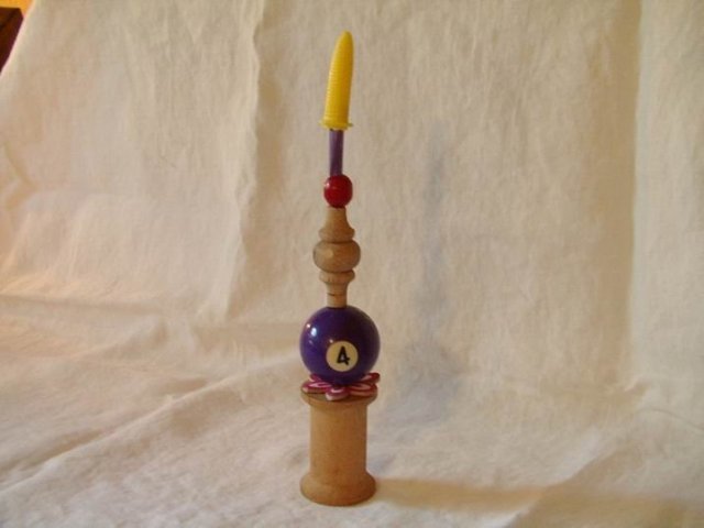 Outsider Art Sculpture Whimsical 8.5