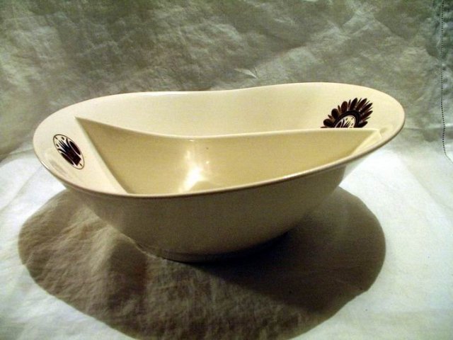 Vintage Georges Briard Divided Bowl