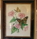 Morning Glory and Butterflies Signed Mick