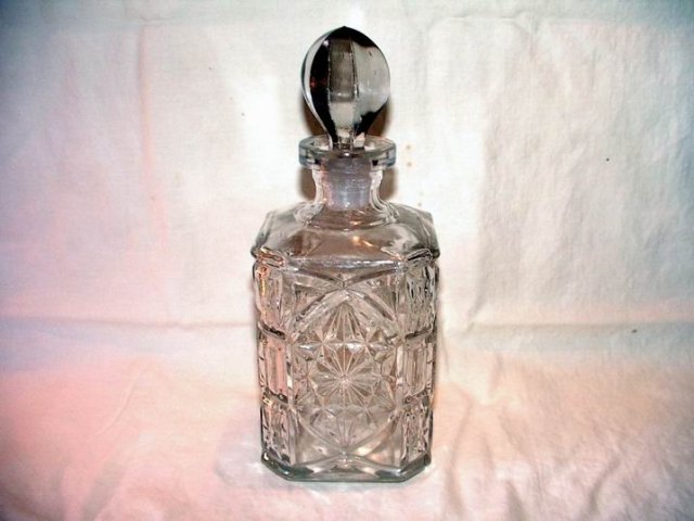 Depression Glass Decanter Small 9
