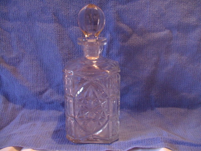 Depression Glass Decanter Small 9