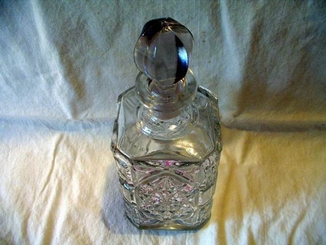 Depression Glass Decanter Small 9