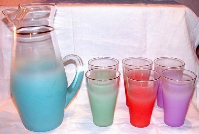 Blendo West Virginia Glass Beverage Set