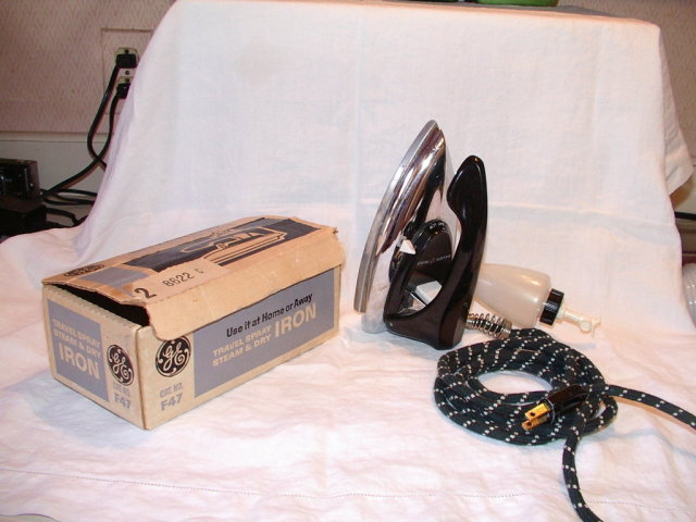 Vintage Travel Iron by G.E. Like New in Box