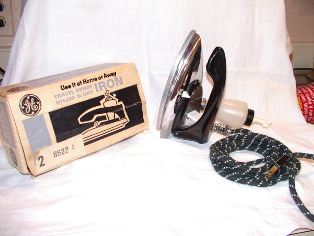 Vintage Travel Iron by G.E. Like New in Box