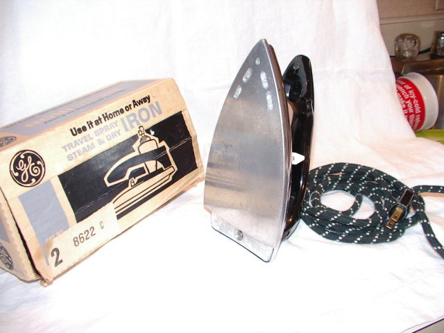 Vintage Travel Iron by G.E. Like New in Box