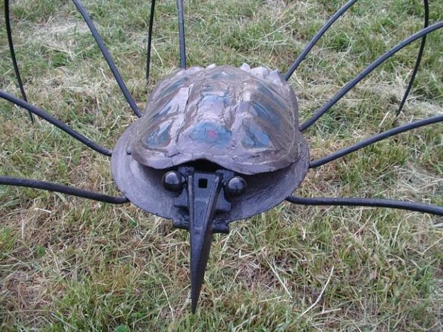 Large Steel Spider Original Work by Ernest