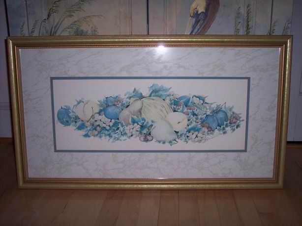 Fruit Basket II Watercolor Print Signed by