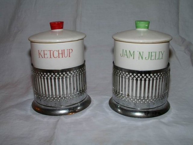 Japan Jam Jelly and Ketchup Jars