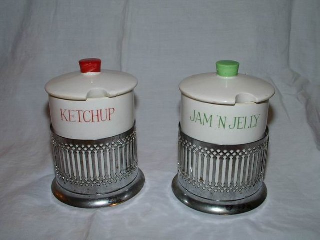Japan Jam Jelly and Ketchup Jars