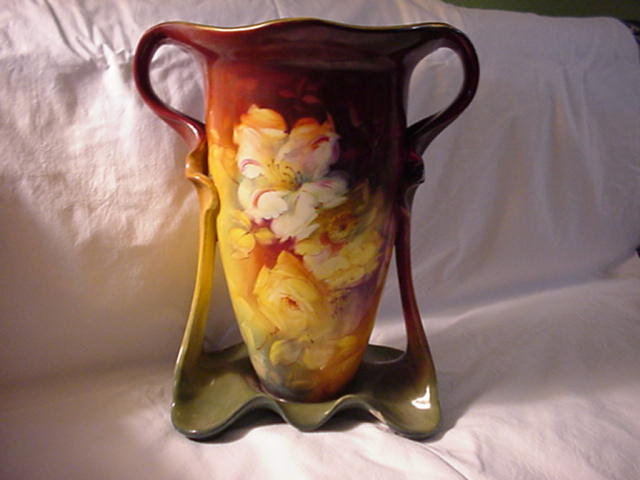 Vase Franz Anton Mehlem Bonn Rhineland Germany