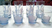 Pink Elephant Drunken Man Cocktail Glasses