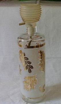 Libbey Golden Foliage Bar Bottle with Plastic Dispenser