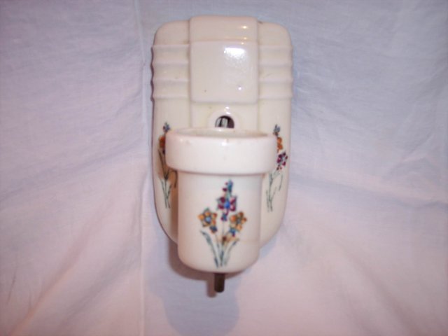 Old Porcelain Light Fixture Unusual