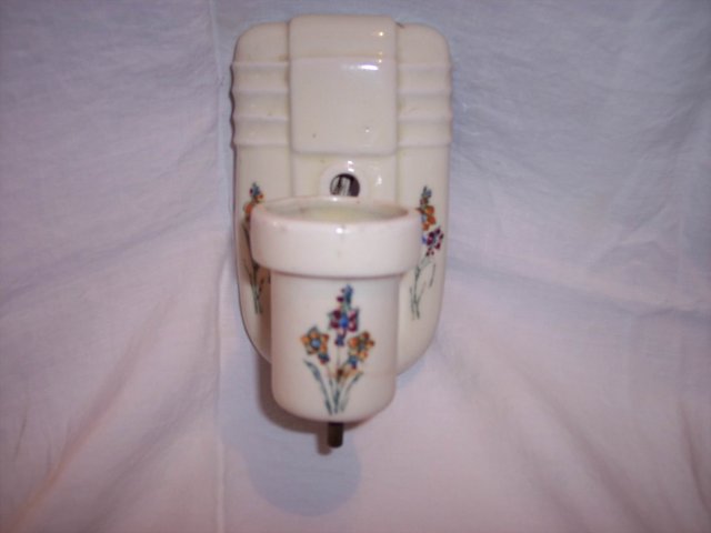 Old Porcelain Light Fixture Unusual