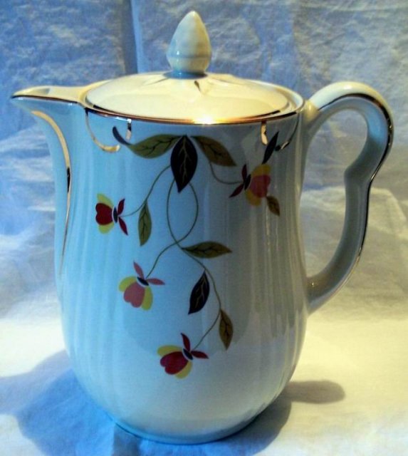 Hall Jewel Tea Autumn Leaf Coffee Pot