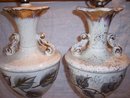 Vintage Table Lamps Handpainted