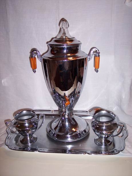 Vintage Electric Coffee Set by Forman Brothers