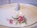 Vintage Covered Serving Dish Wild Rose
