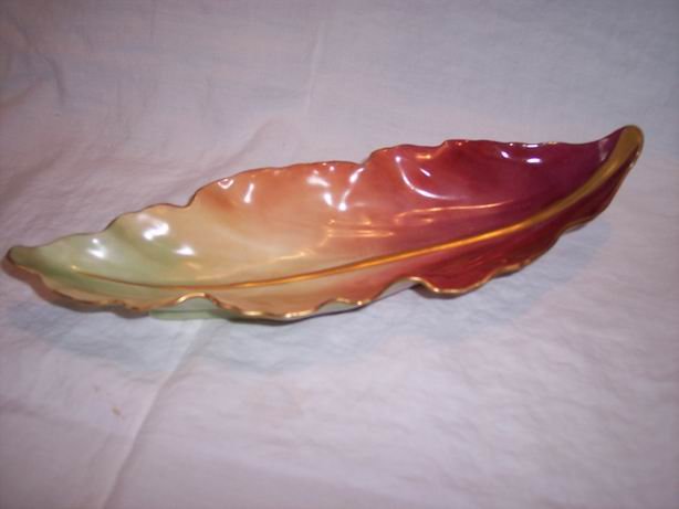 Limoges France Leaf Dish 11 Inches Long