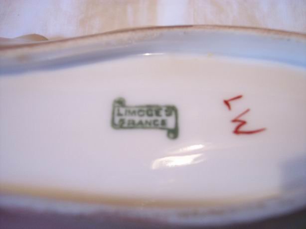 Limoges France Leaf Dish 11 Inches Long