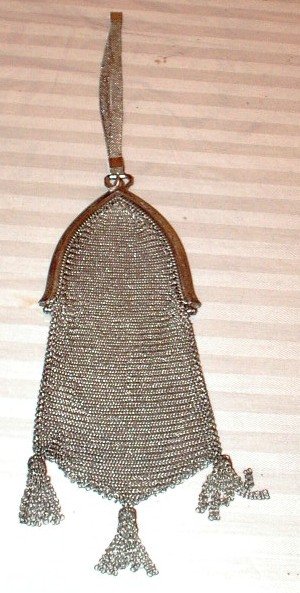 Silver Mesh Purse Small