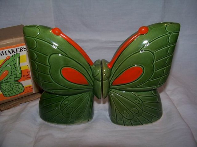 Royal Sealy Butterfly Salt and Pepper