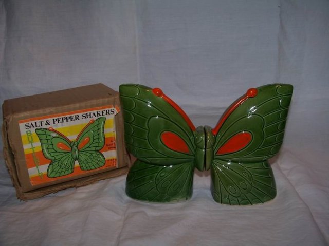 Royal Sealy Butterfly Salt and Pepper
