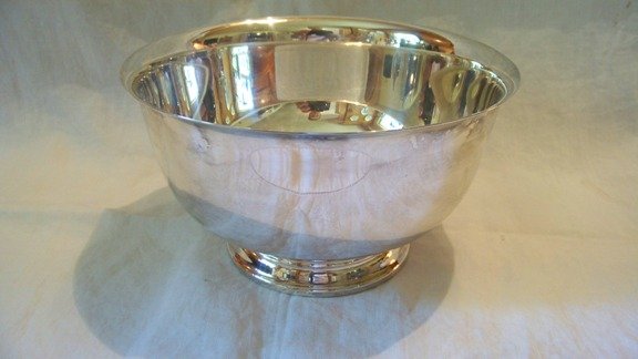 Paul Revere Bowl Silverplate 7