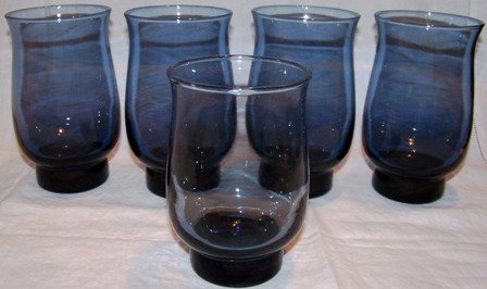 Libbey Tulip Dusky Blue