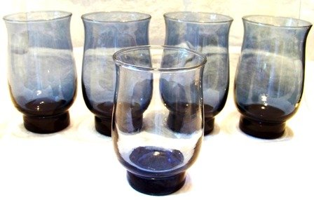 Libbey Tulip Dusky Blue